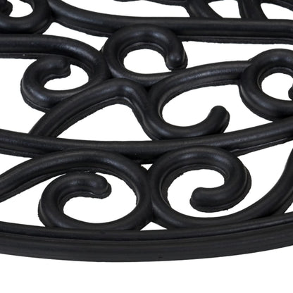 Deurmat Halfrond 45X75 Cm Rubber