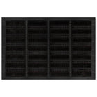 Doormat rectangular 40x60 cm rubber and coir