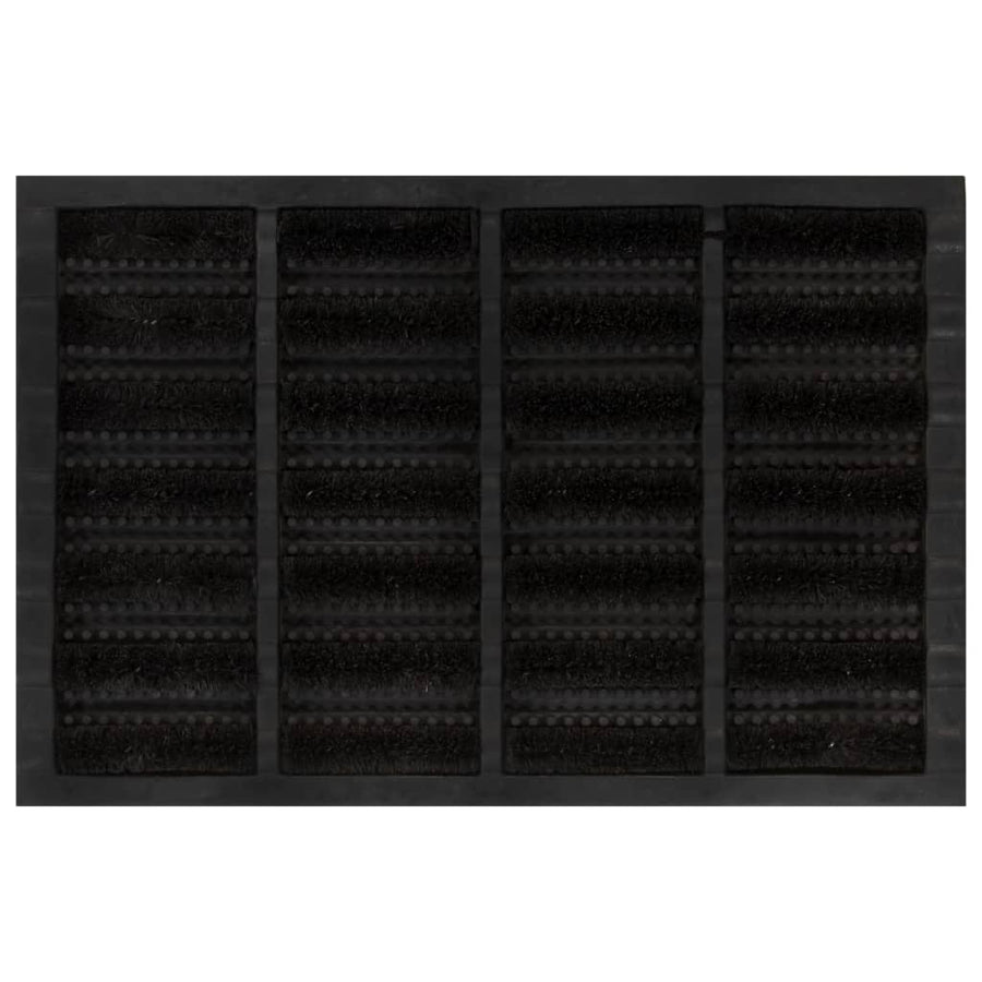Deurmat Rechthoekig 40X60 Cm Rubber En Kokosvezel