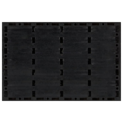 Deurmat Rechthoekig 40X60 Cm Rubber En Kokosvezel