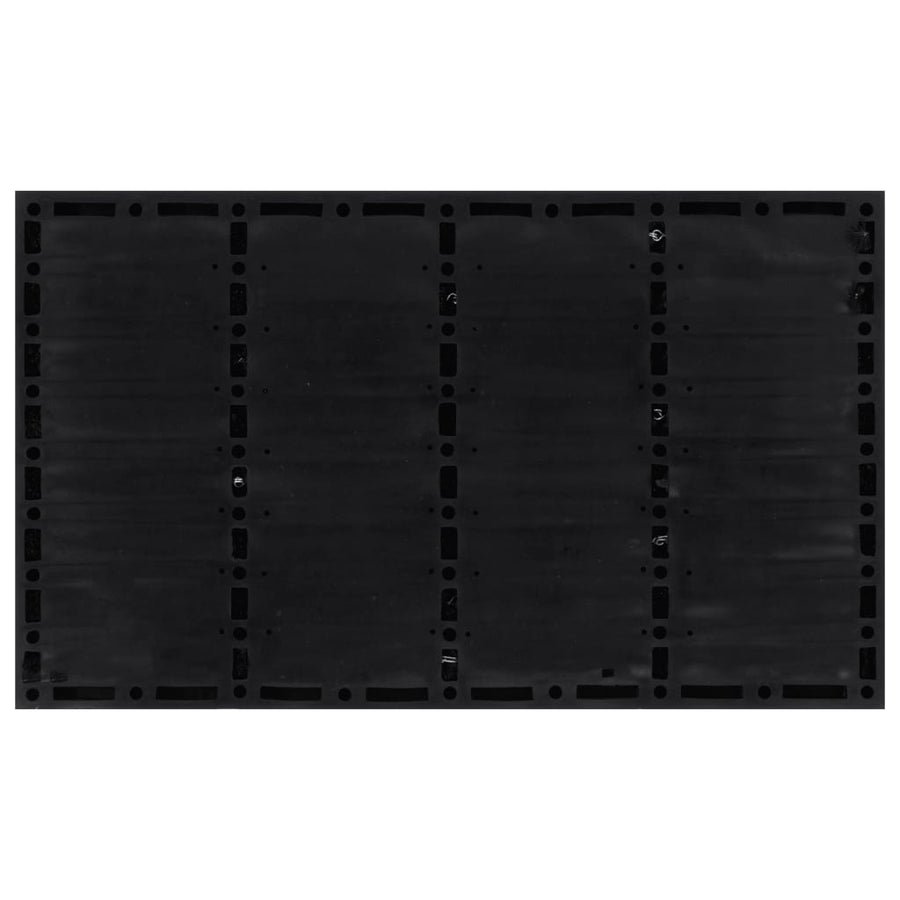Deurmat Rechthoekig 45X75 Cm Rubber En Kokosvezel