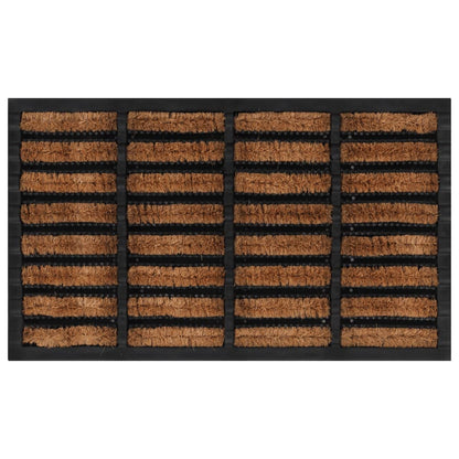 Deurmat Rechthoekig 45X75 Cm Rubber En Kokosvezel