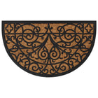 Deurmat halfrond 45x75 cm rubber kokosvezel