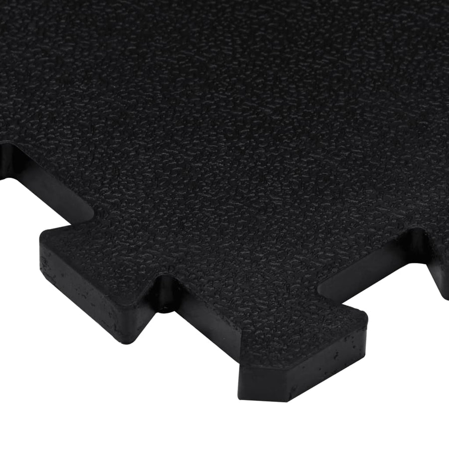 Rubbertegels 9 St 16 Mm 30X30 Cm Zwart