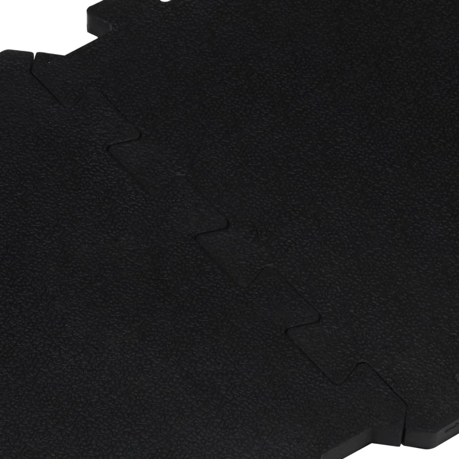 Rubbertegels 9 St 16 Mm 30X30 Cm Zwart