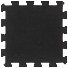 Rubbertegels 16 St 16 Mm 30X30 Cm Zwart