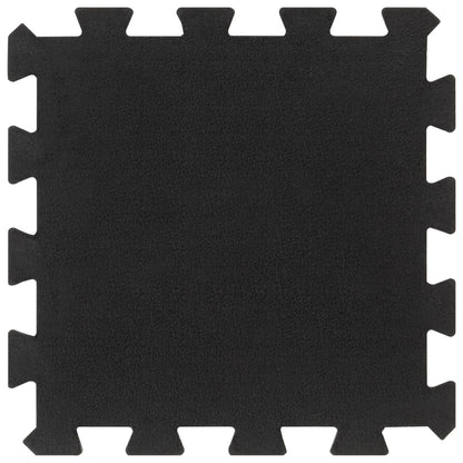 Rubbertegels 16 St 16 Mm 30X30 Cm Zwart