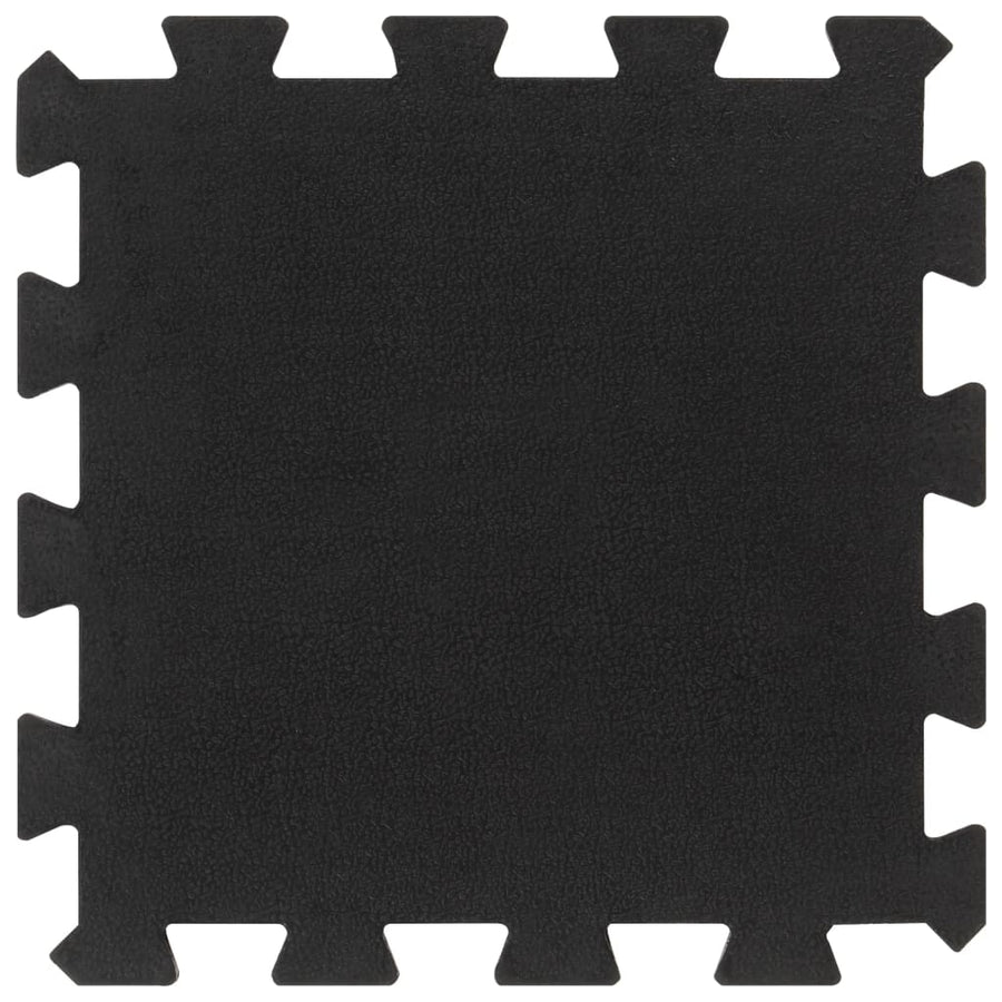 Rubbertegels 16 St 16 Mm 30X30 Cm Zwart