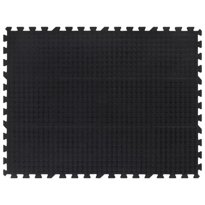 Rubbertegel 12 Mm 90X120 Cm Zwart
