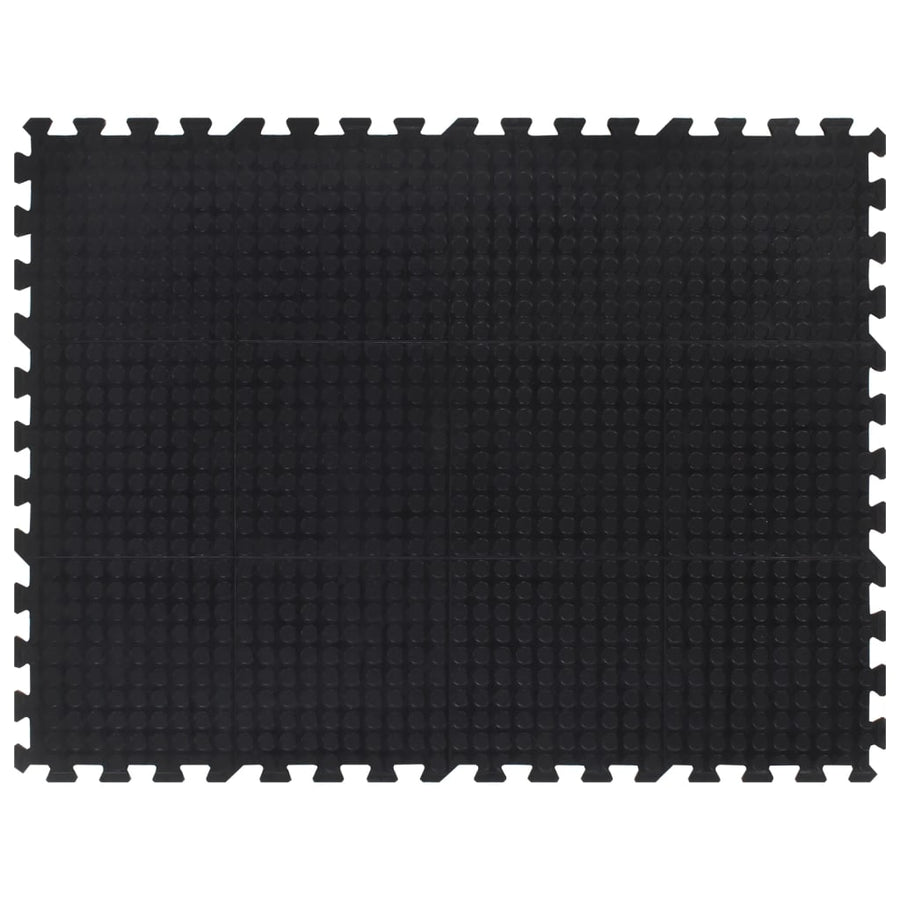 Rubbertegel 12 Mm 90X120 Cm Zwart