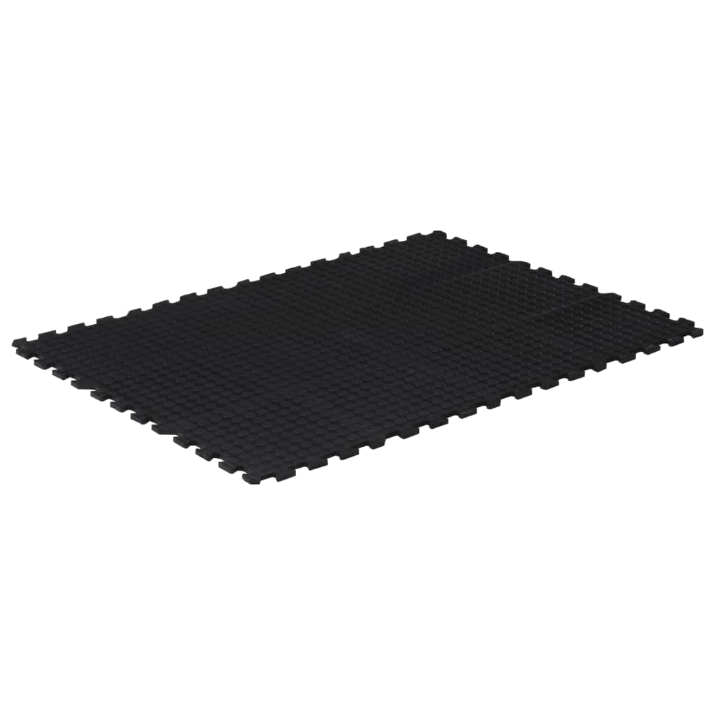 Rubbertegel 12 Mm 90X120 Cm Zwart