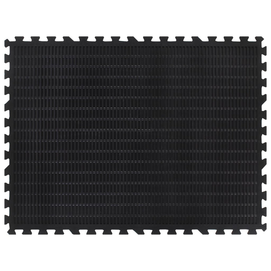 Rubbertegel 12 Mm 90X120 Cm Zwart