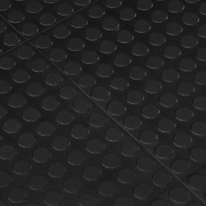 Rubbertegel 12 Mm 90X120 Cm Zwart