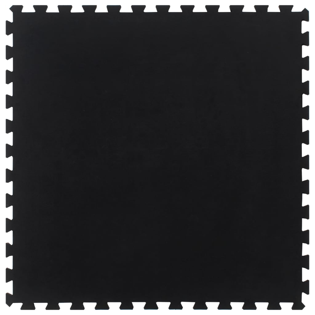 Rubbertegel 12 mm 100x100 cm zwart