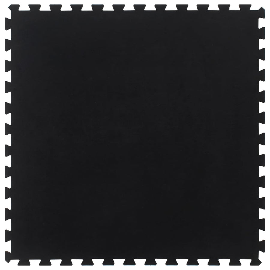 Rubbertegel 12 mm 100x100 cm zwart