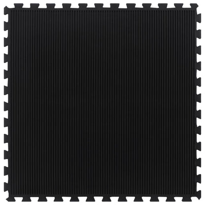 Rubbertegel 12 mm 100x100 cm zwart