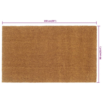 Deurmat 90X150 Cm Getufte Kokosvezel Naturel
