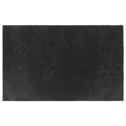 Deurmat 50X80 Cm Getufte Kokosvezel Zwart