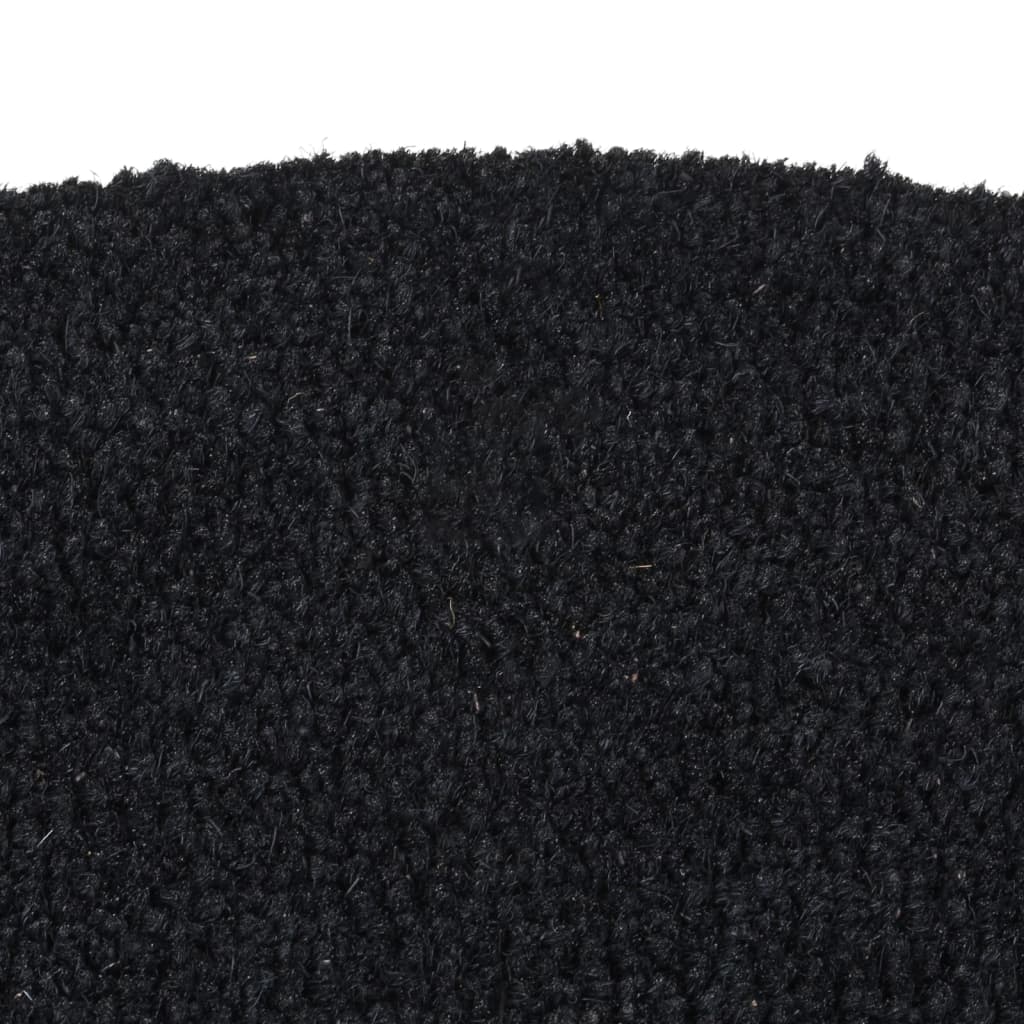 Deurmat Halfrond Getufte Kokosvezel 60 x 90 cm