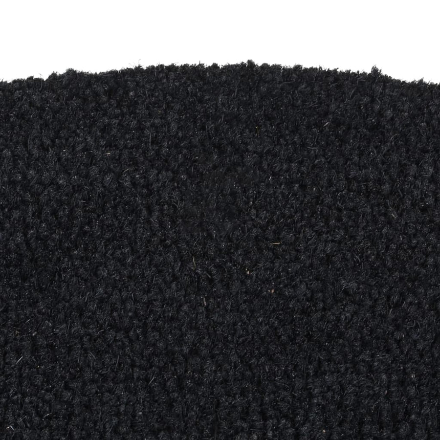 Deurmat Halfrond Getufte Kokosvezel 60 x 90 cm