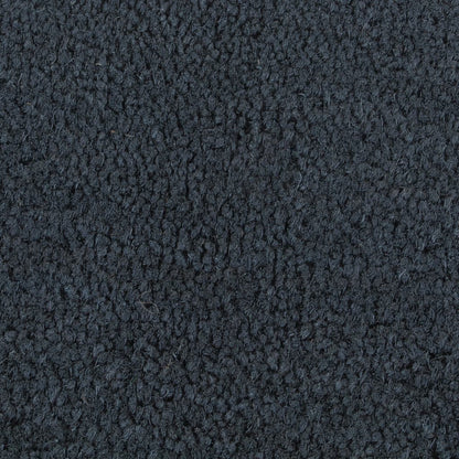 Deurmat Halfrond 40X60 Cm Getufte Kokosvezel Donkergrijs