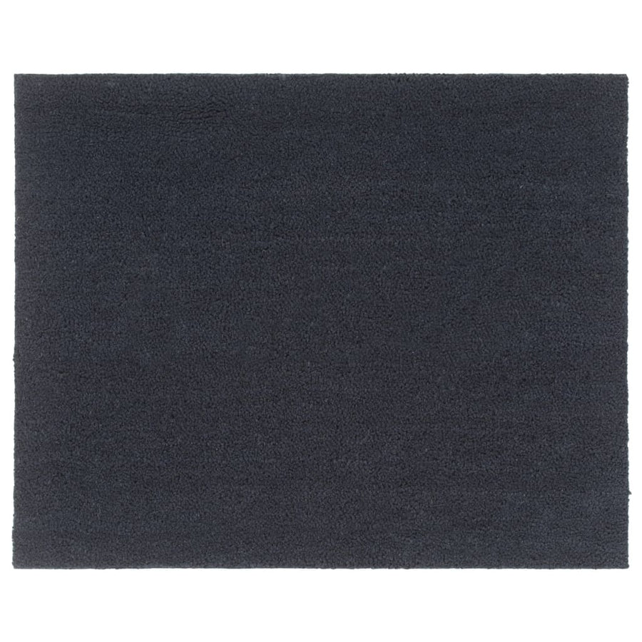 Deurmat 80x100 cm getufte kokosvezel donkergrijs