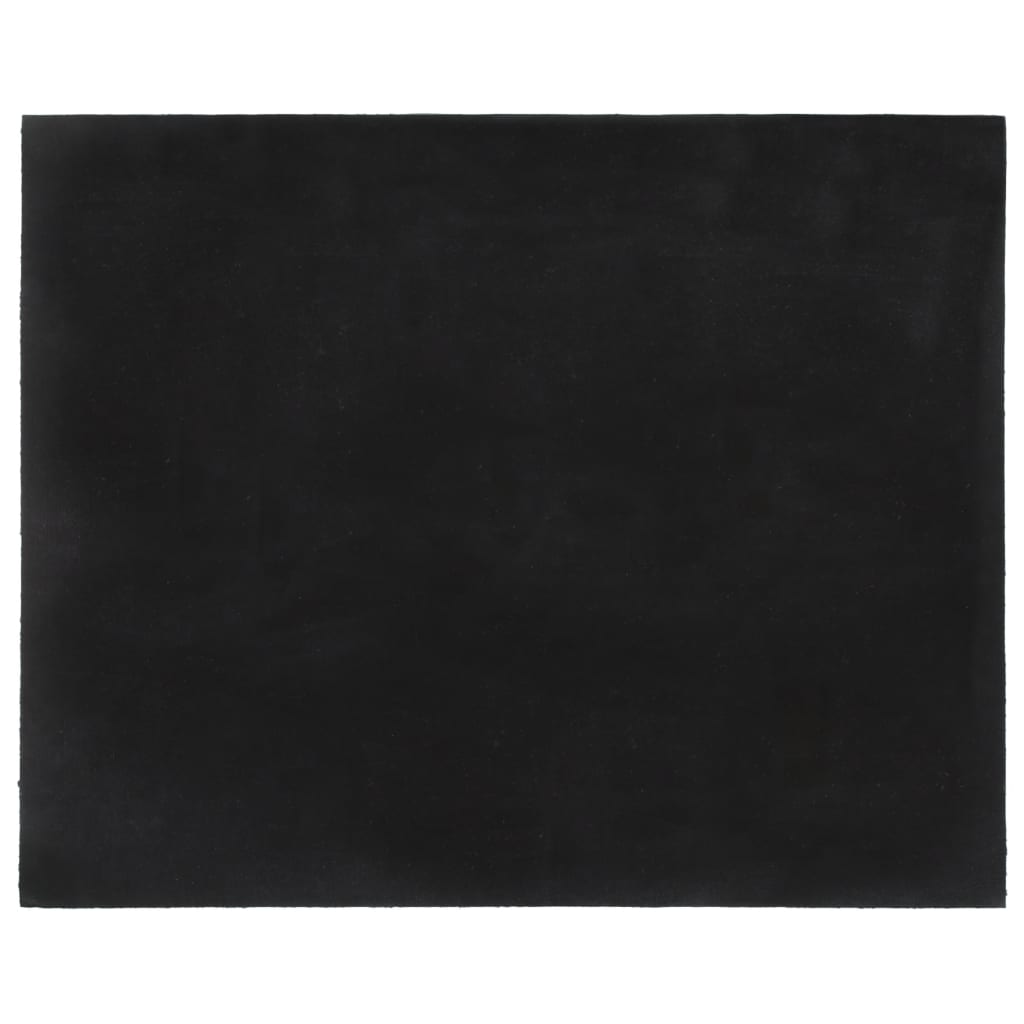 Deurmat 80x100 cm getufte kokosvezel donkergrijs