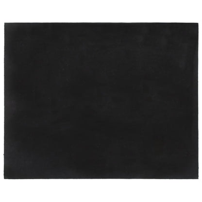 Deurmat 80x100 cm getufte kokosvezel donkergrijs