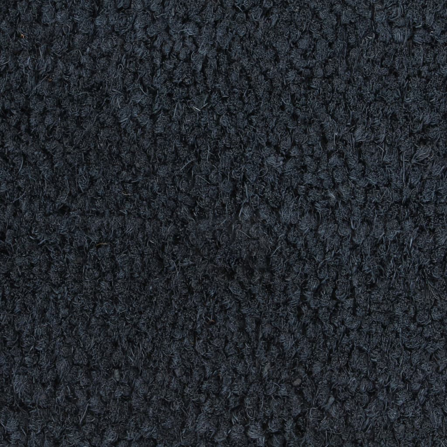 Deurmat 80x100 cm getufte kokosvezel donkergrijs