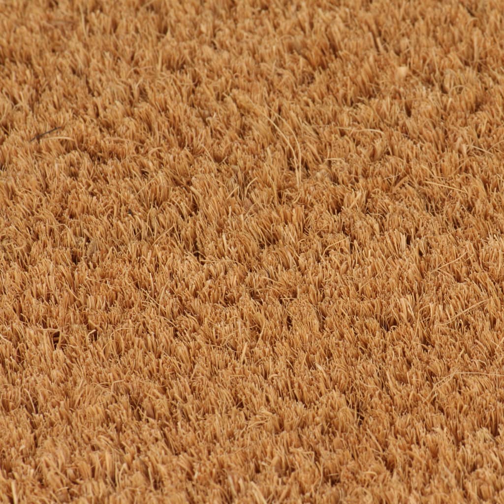 Deurmat Getufte Kokosvezel Naturel 1