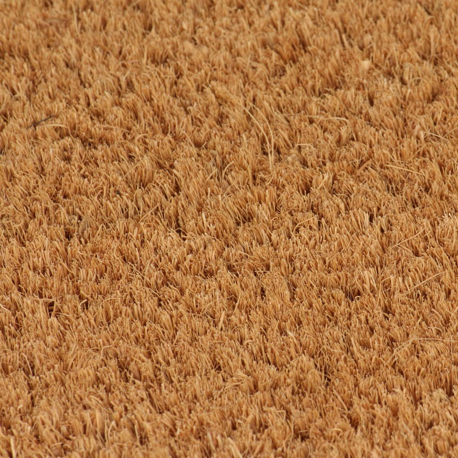 Deurmat Getufte Kokosvezel Naturel 1