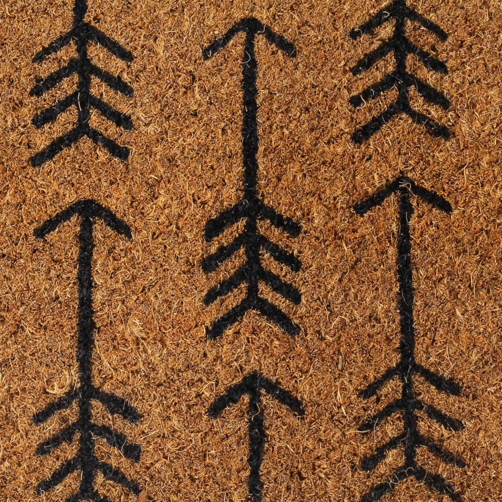 Deurmat Getufte Kokosvezel Naturel