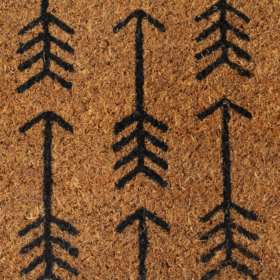 Deurmat Getufte Kokosvezel Naturel