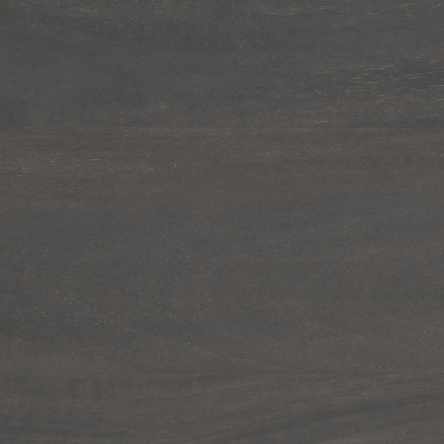 Dressoir 75x35x55 cm massief mangohout grijs en wit