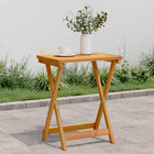 Folding Garden Table 50x36x60 cm Solid Acacia Wood