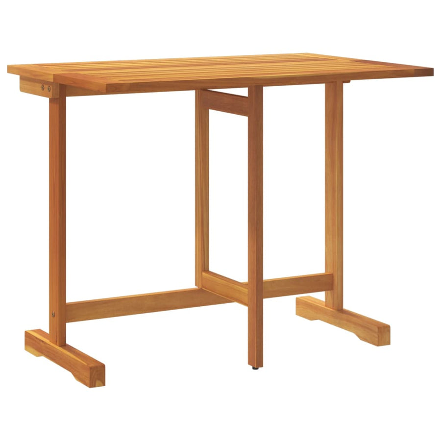 Balkontafel Inklapbaar 90X60X72 Cm Massief Acaciahout Rechthoekig