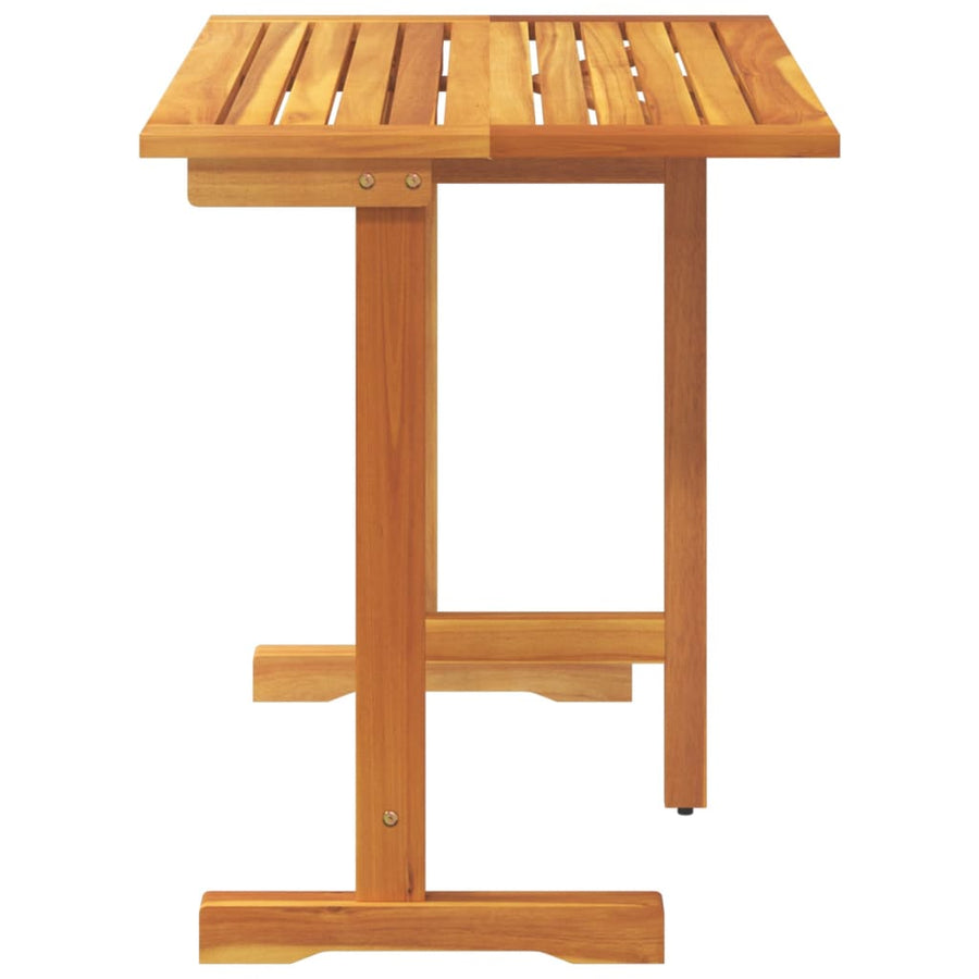 Balkontafel Inklapbaar 90X60X72 Cm Massief Acaciahout Rechthoekig