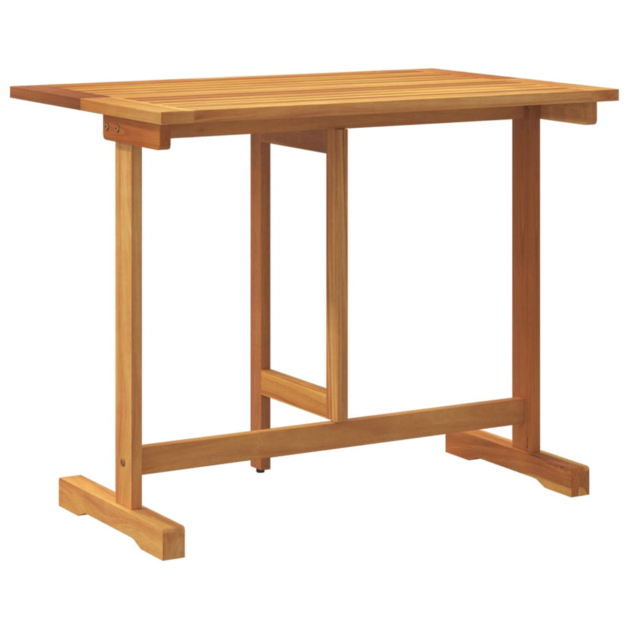 Balkontafel Inklapbaar 90X60X72 Cm Massief Acaciahout Rechthoekig