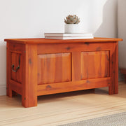 Opbergkist massief acaciahout 70x35x37 cm bruin