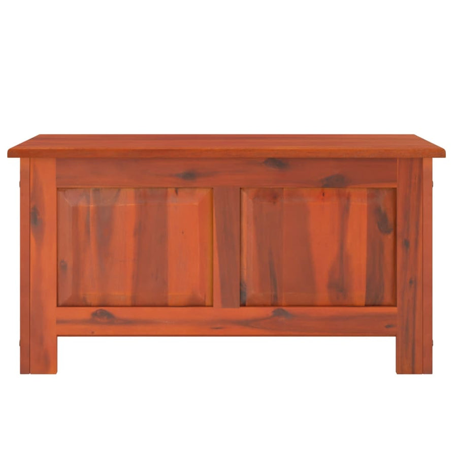 Opbergkist Met Deksel Massief Acaciahout 90 x 45 x 47 cm Bruin