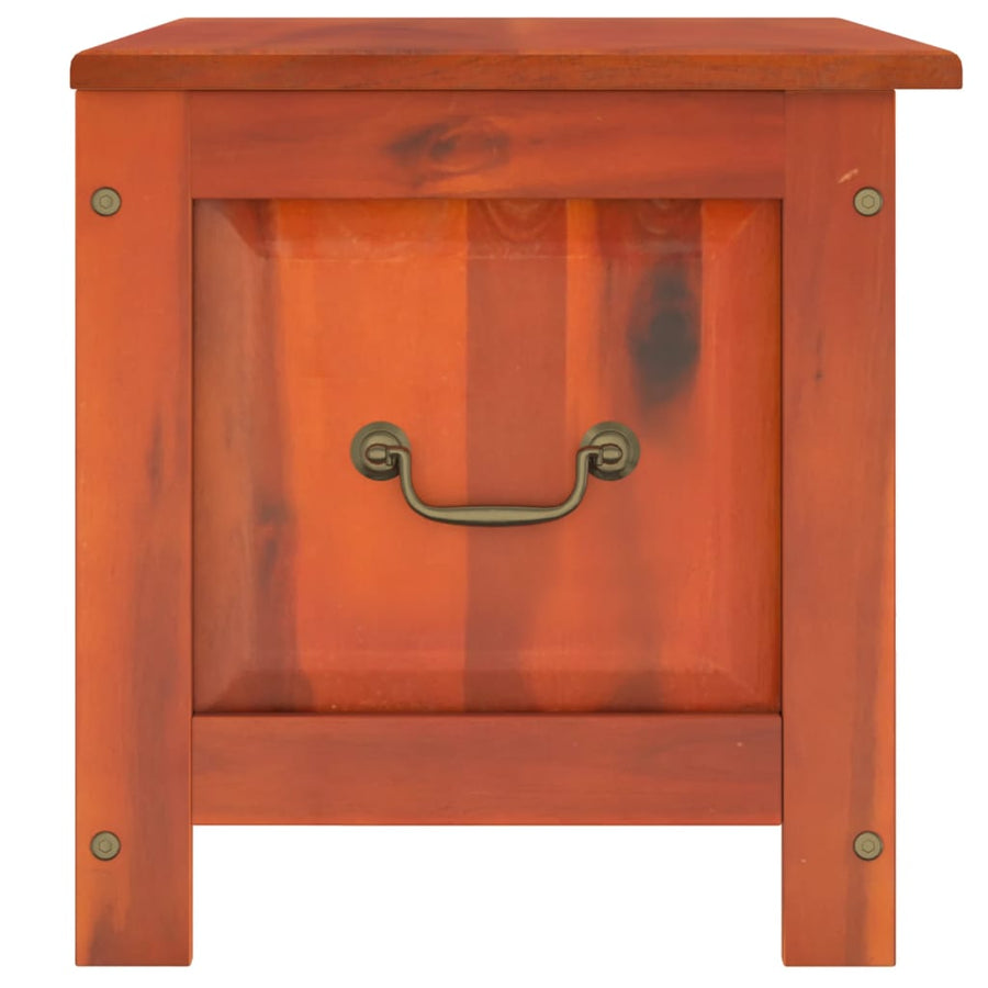 Opbergkist Met Deksel Massief Acaciahout 90 x 45 x 47 cm Bruin