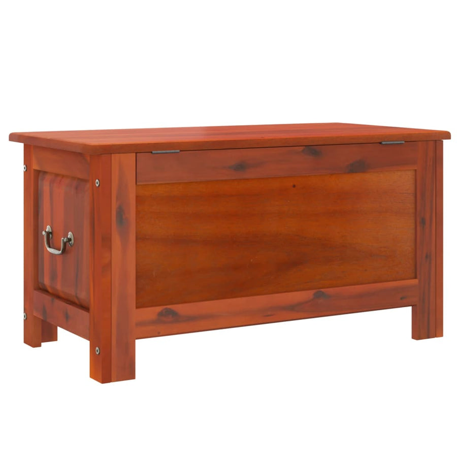 Opbergkist Met Deksel Massief Acaciahout 90 x 45 x 47 cm Bruin