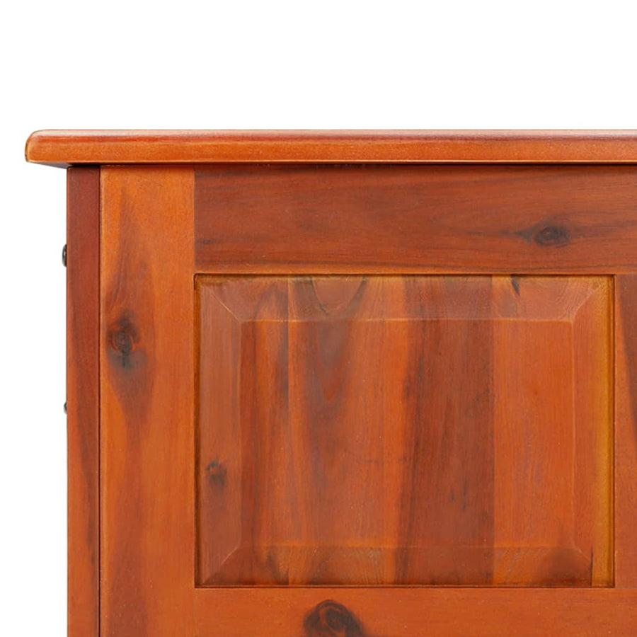 Opbergkist Met Deksel Massief Acaciahout 90 x 45 x 47 cm Bruin