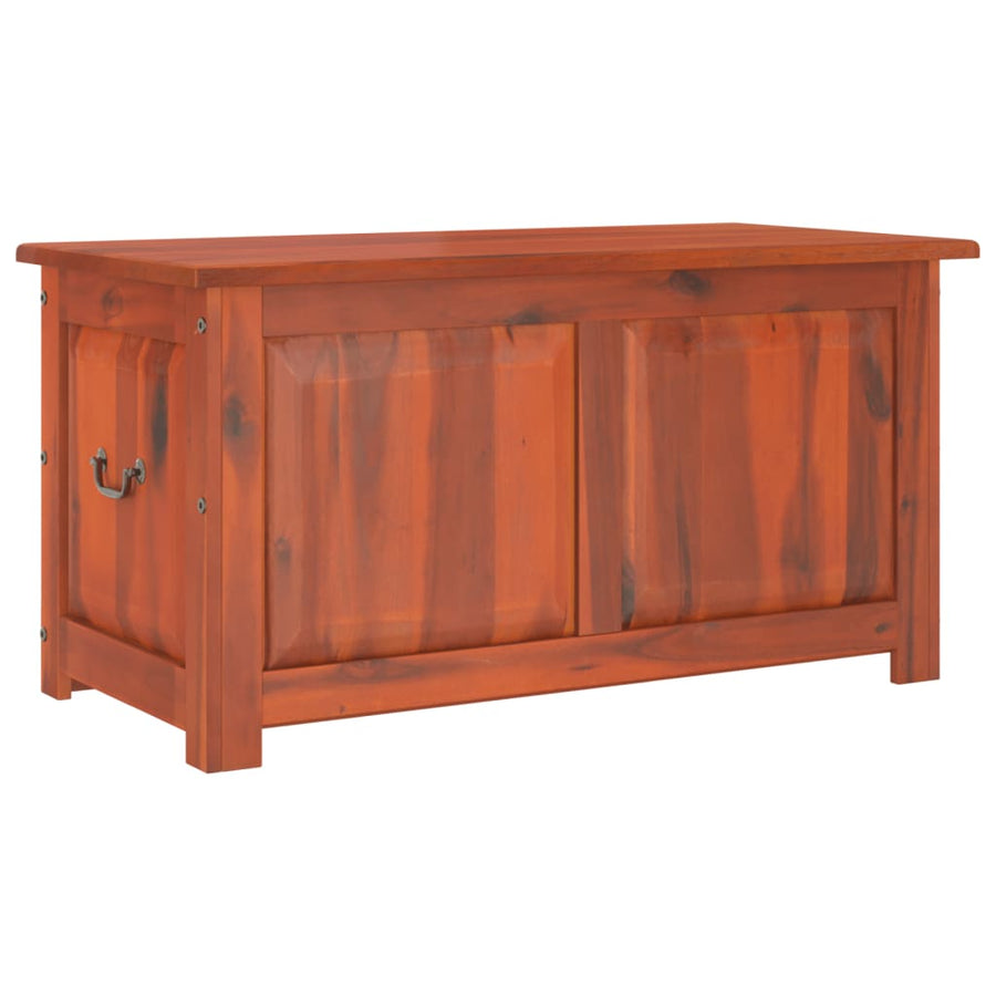 Opbergkist Met Deksel Massief Acaciahout 110 x 55 x 57 cm Bruin
