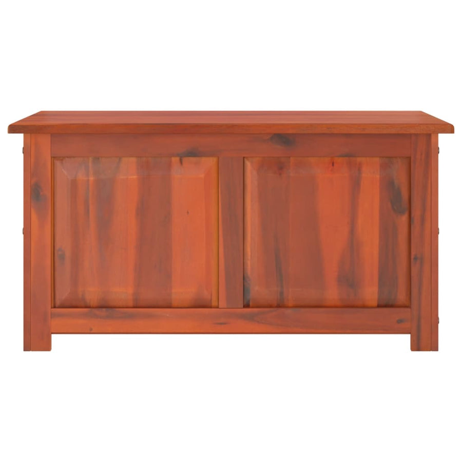 Opbergkist Met Deksel Massief Acaciahout 110 x 55 x 57 cm Bruin