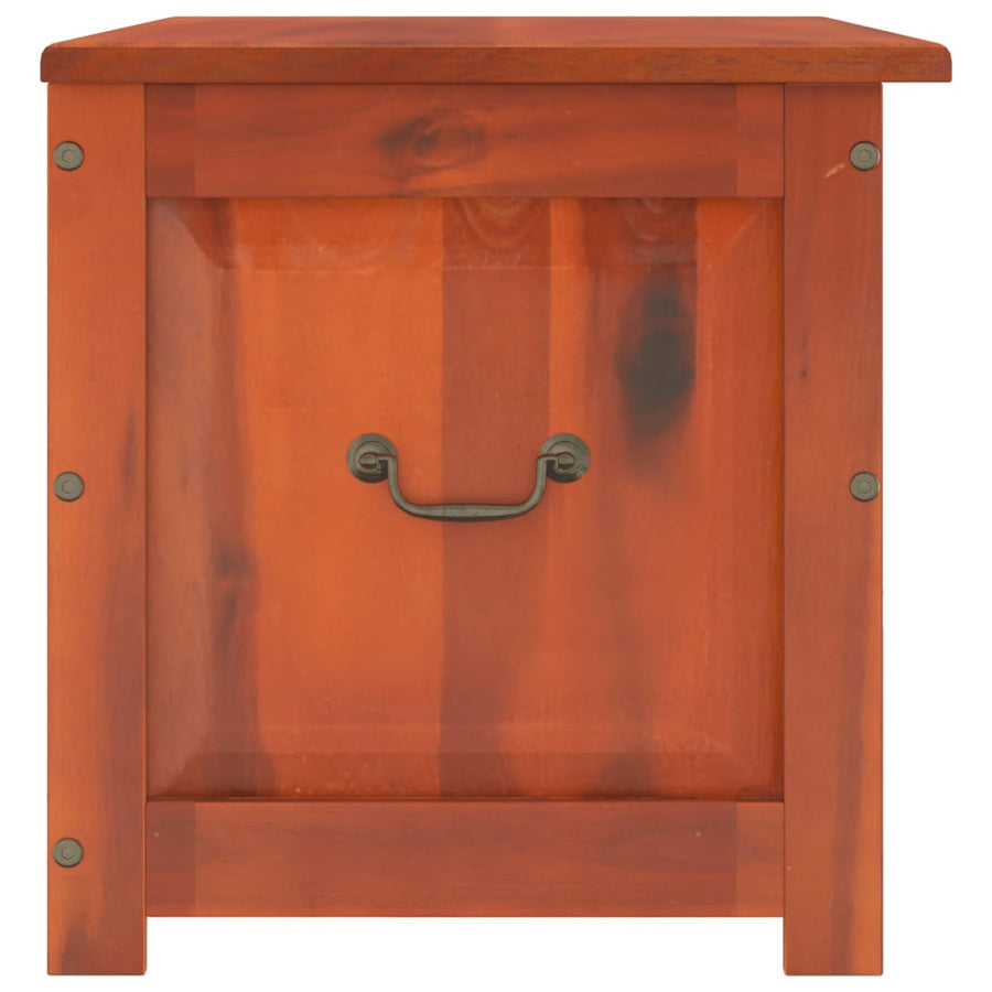 Opbergkist Met Deksel Massief Acaciahout 110 x 55 x 57 cm Bruin
