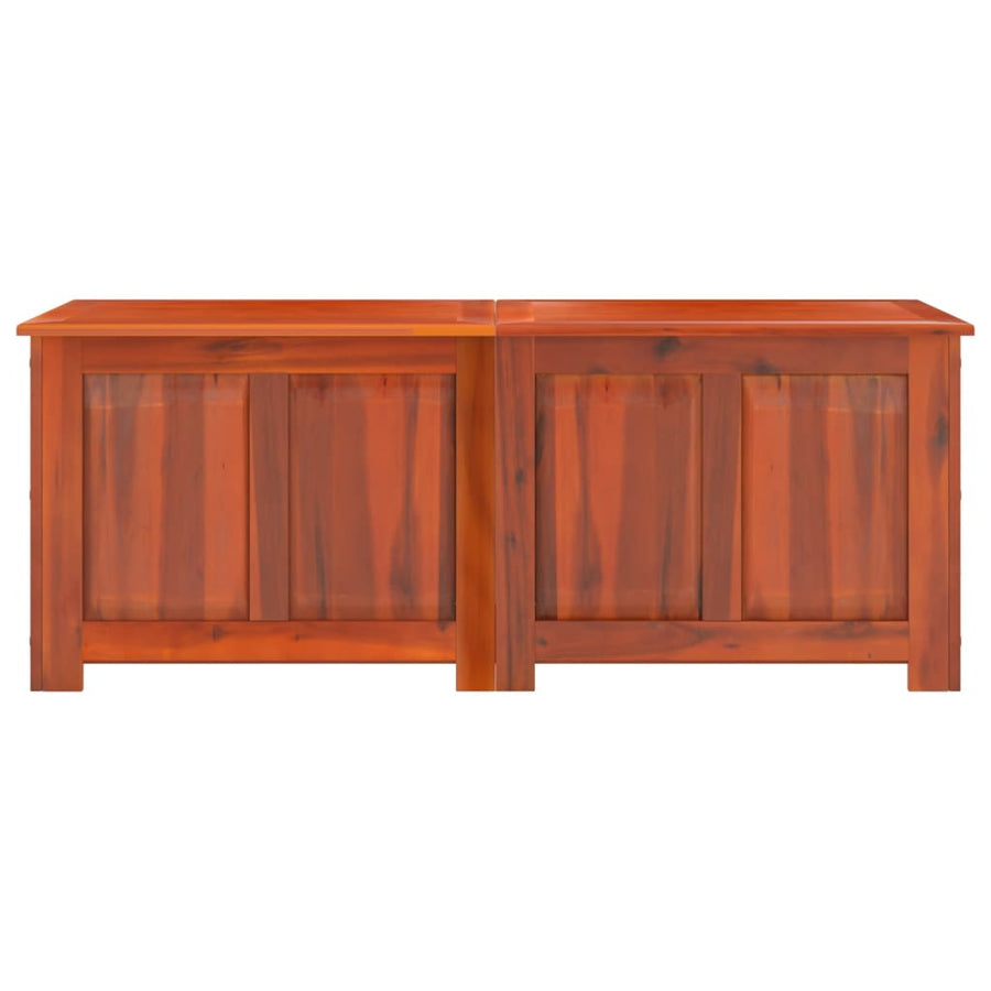 Opbergkist Met Deksel Massief Acaciahout 150 x 55 x 57 cm Bruin