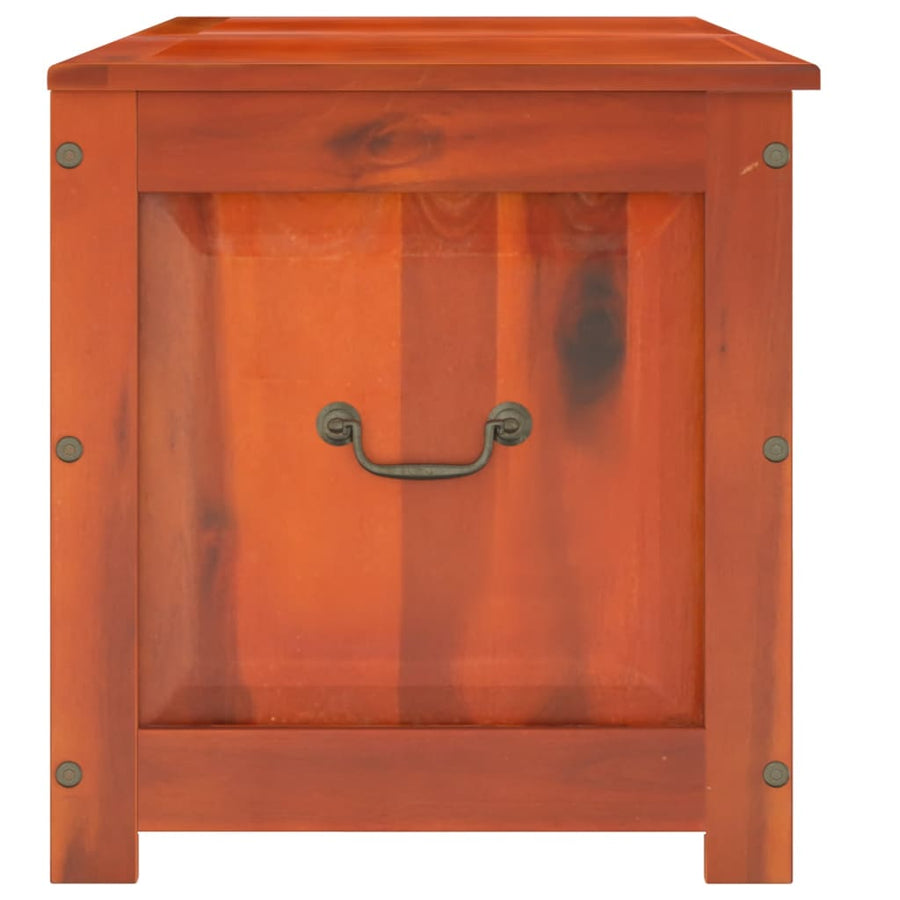 Opbergkist Met Deksel Massief Acaciahout 150 x 55 x 57 cm Bruin