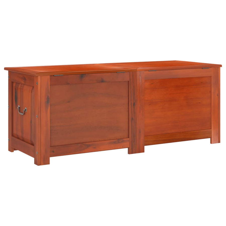 Opbergkist Met Deksel Massief Acaciahout 150 x 55 x 57 cm Bruin