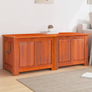 Opbergkist massief acaciahout 150x55x57 cm bruin